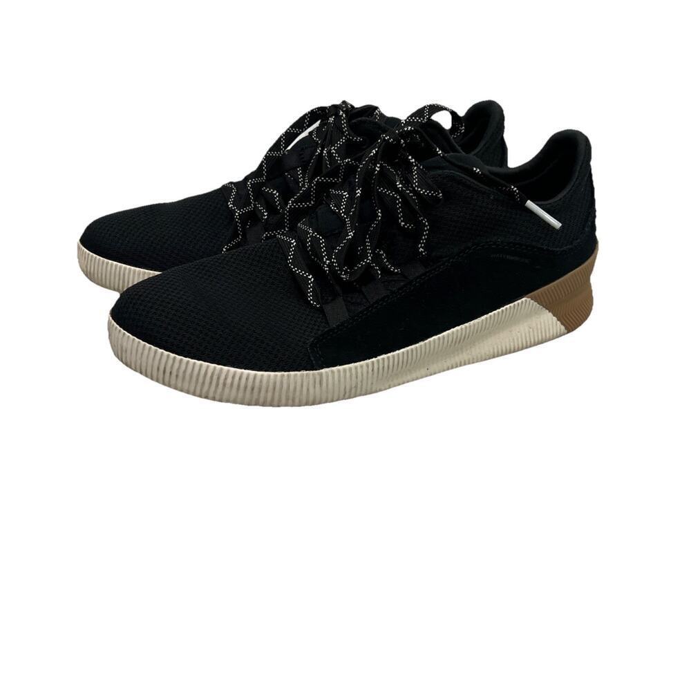 Sorel Out N About Plus Lace Sneaker Women's Size 8.5 Black Waterproof